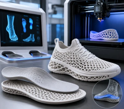 Sol Ortotik dan-Sepatu Cetak 3D: Bagaimana Pemindaian 3D + AI dan Manufaktur Aditif Mengubah Kese...